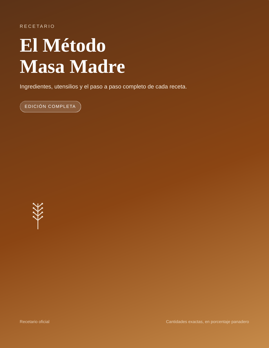 Vista previa de El Método Masa Madre · Recetario completo